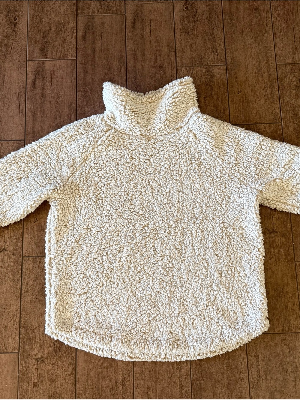 Eddie Bauer Sherpa Fleece Turtle Neck Sweater Women’s Sz L